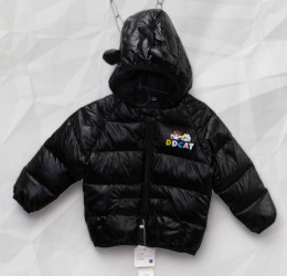 Куртки демисезонные детские (черный) оптом 74025931 06-30
