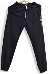 Спортивные штаны подростковые (черный) оптом 06958473 03-96