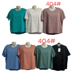 Футболки женские БАТАЛ оптом 05289437 404-113