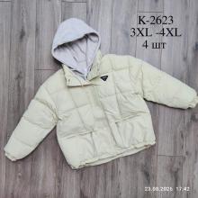 Куртка, Kids-modnik оптом K2623 жовтий єврозима