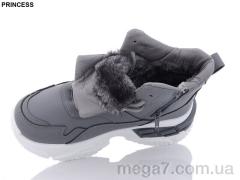 Ботинки, Princess оптом Princess  D25 grey