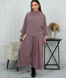 Костюмы женские БАТАЛ оптом FASHION COTTON 07491632 1981-160