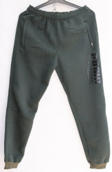 Спортивные штаны мужские на флисе (khaki) оптом 75681039 05-23