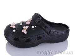 Кроксы, Alimama-Girnaive оптом 8180-1 чорний