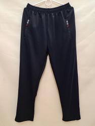 Спортивные штаны мужские БАТАЛ (темно-синий) оптом 92784165 6677-25