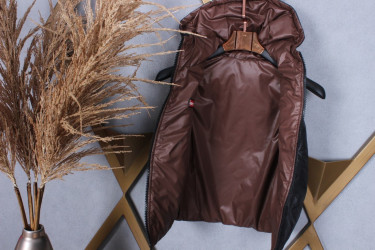 Жилетки двусторонние детские оптом 63201849 45535-7