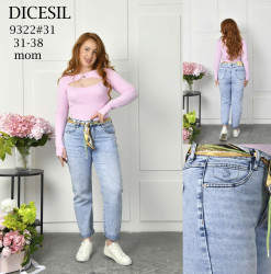 Джинсы женские БАТАЛ оптом 54283601 9322-169