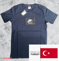 Футболки мужские (темно-синий) оптом Турция 84703651 01-3