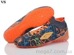 Футбольная обувь, VS оптом Dugana 006 black-orange (40-44)