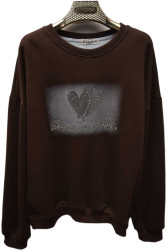 Світшоти жіночі ПОЛУБАТАЛ оптом NANA 