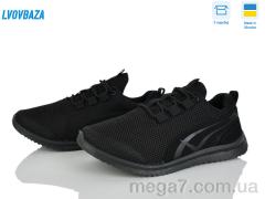 Кроссовки, Lvovbaza оптом Progress 3928 чорний