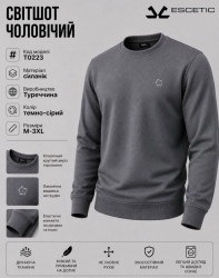 Свитшоты мужские ПОЛУБАТАЛ оптом 67105482 Т0223-5