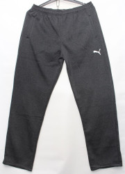 Спортивные штаны мужские на флисе (серый) оптом 91423507 02-7