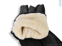 Перчатки, Королева оптом BM0536М шкіра оленя хутро black