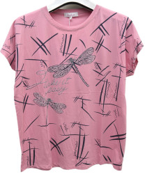 Футболки женские БАТАЛ оптом 53042917 9801-204