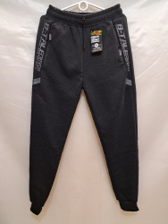Спортивные штаны мужские на флисе (gray) оптом 10953467 7122-35