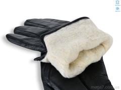 Перчатки, Королева оптом 0603Ж шкіра вовна black