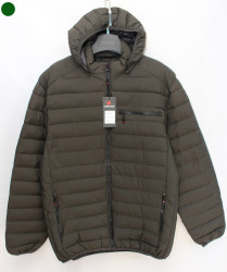 Куртки демисезонные мужские LINKEVOGUE БАТАЛ (khaki) оптом QQN 30612749 2328-77