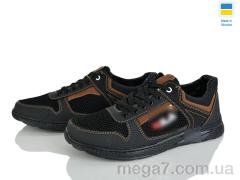 Кроссовки, Paolla оптом 221-3 чорний-св.корич.