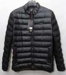 Куртки кожзам мужские FUDIAO (black) оптом 18034925 823-40