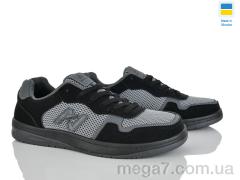 Кроссовки, Progress оптом Гіпаніс М1032 графіт-чорний