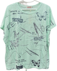 Футболки жіночі БАТАЛ оптом