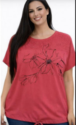 Футболки женские БАТАЛ оптом 34108269 26013-114