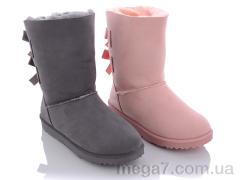 Угги, Class Shoes оптом ULJ140 mix (розовый,серый)