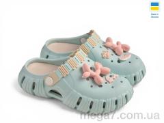 Кроксы, Rai shoes оптом DS012 бірюза