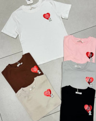 Футболки жіночі (рожевий) оптом 