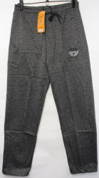 Спортивные штаны мужские на флисе (gray) оптом 72460591 B55-11