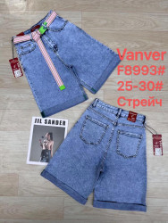 Шорты джинсовые женские VANVER оптом Vanver 45693107 F8993-13