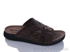 Шлепки, Oscar оптом 01-40 корич.к.