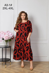 Платья женские БАТАЛ оптом 67205493 A3-1-74