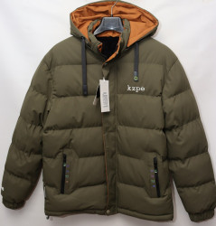 Куртки зимние мужские KZPE на меху (khaki) оптом 91748536 KZPE-2301-27