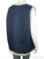 Жилетка, LiBang оптом LiBang  Жилетка хутро синьо-біла