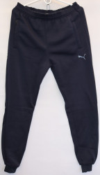 Спортивные штаны юниор на флисе (dark blue) оптом 45289613 09-60