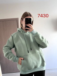 Худи женские на флисе оптом 65120847 7430-49