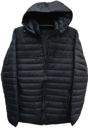 Куртки демисезонні чоловічі БАТАЛ (синій) оптом