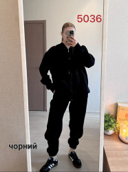 Спортивные костюмы женские на флисе БАТАЛ оптом 75019683 5036-252