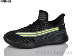 Кроссовки, Super Gear оптом S1378-1 black
