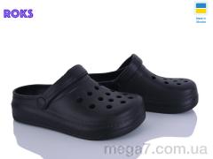 Шлепки, Roks оптом 312 чорний