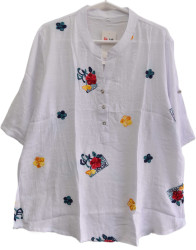 Блузки женские ПОЛУБАТАЛ оптом 60814795 909-132