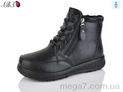 Ботинки, Aba оптом 60922 black