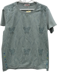 Футболки женские БАТАЛ оптом 09236514 8831-242