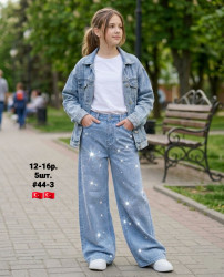 Джинсы юниор оптом 64581709 44-3-235
