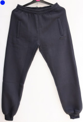 Спортивные штаны мужские на флисе (dark blue) оптом 02159876 09-54