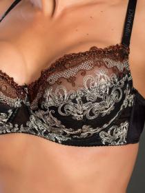 Бюстгальтер Diorella 33575Е (  чёрно-коричневый, E  6 шт. )