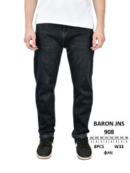 Джинсы мужские на флисе BARONJNS оптом 02897134 908-169
