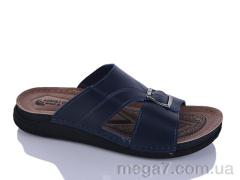 Шлепки, Oscar оптом 01-21 синій к.